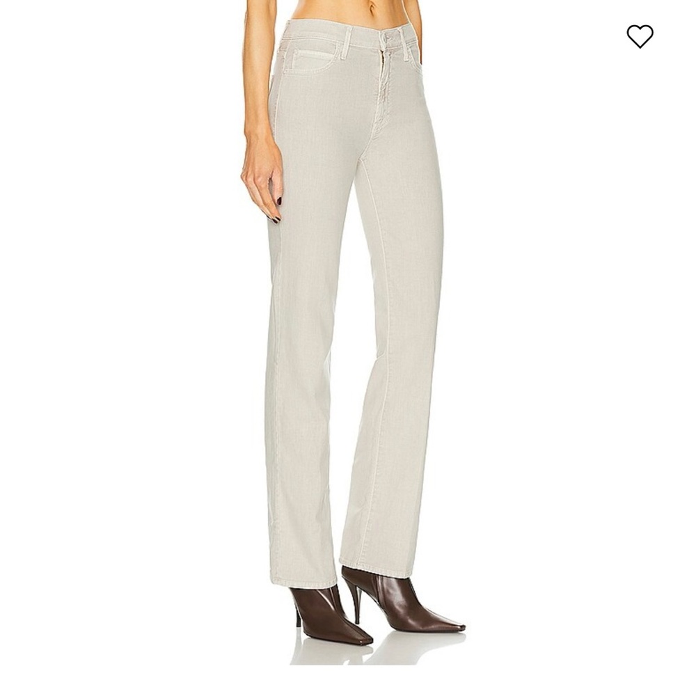 MOTHER “Kick It” Women's Straight Cut Jeans in Oatmeal